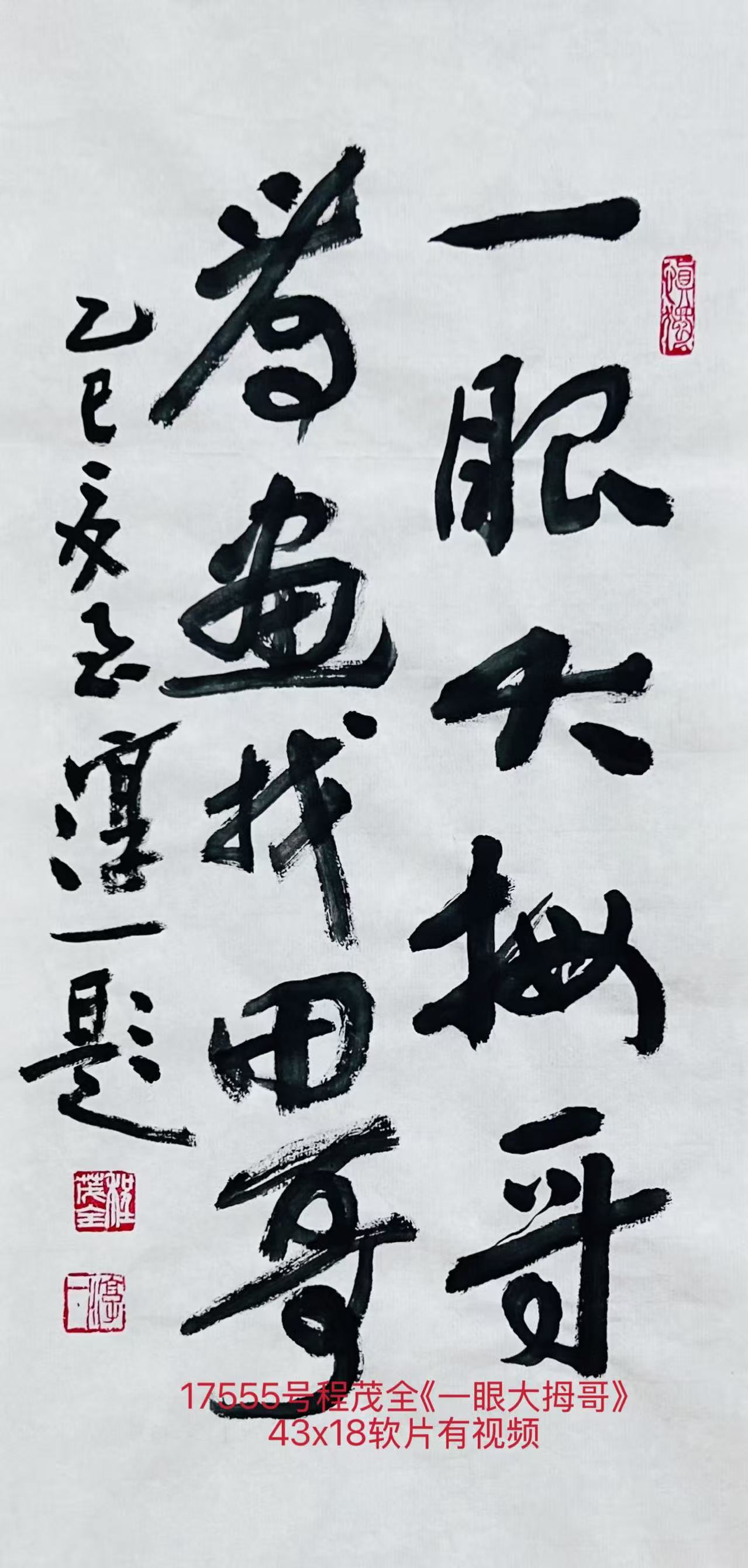 17555号程茂全《一眼大拇哥》43x18软片有视频 (2).jpg