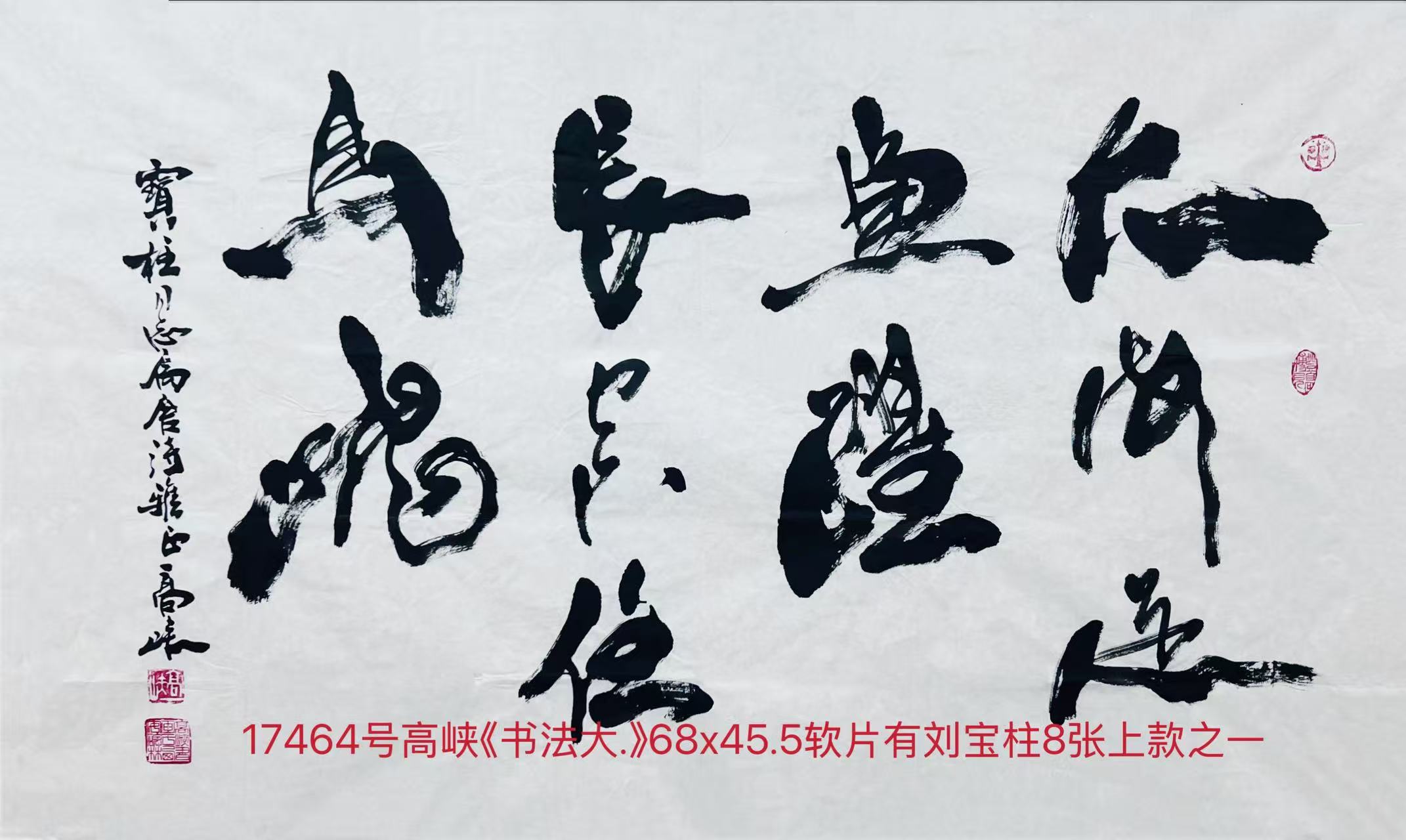 17464号高峡《书法大.》68x45.5软片有刘宝柱8张上款之一.jpg