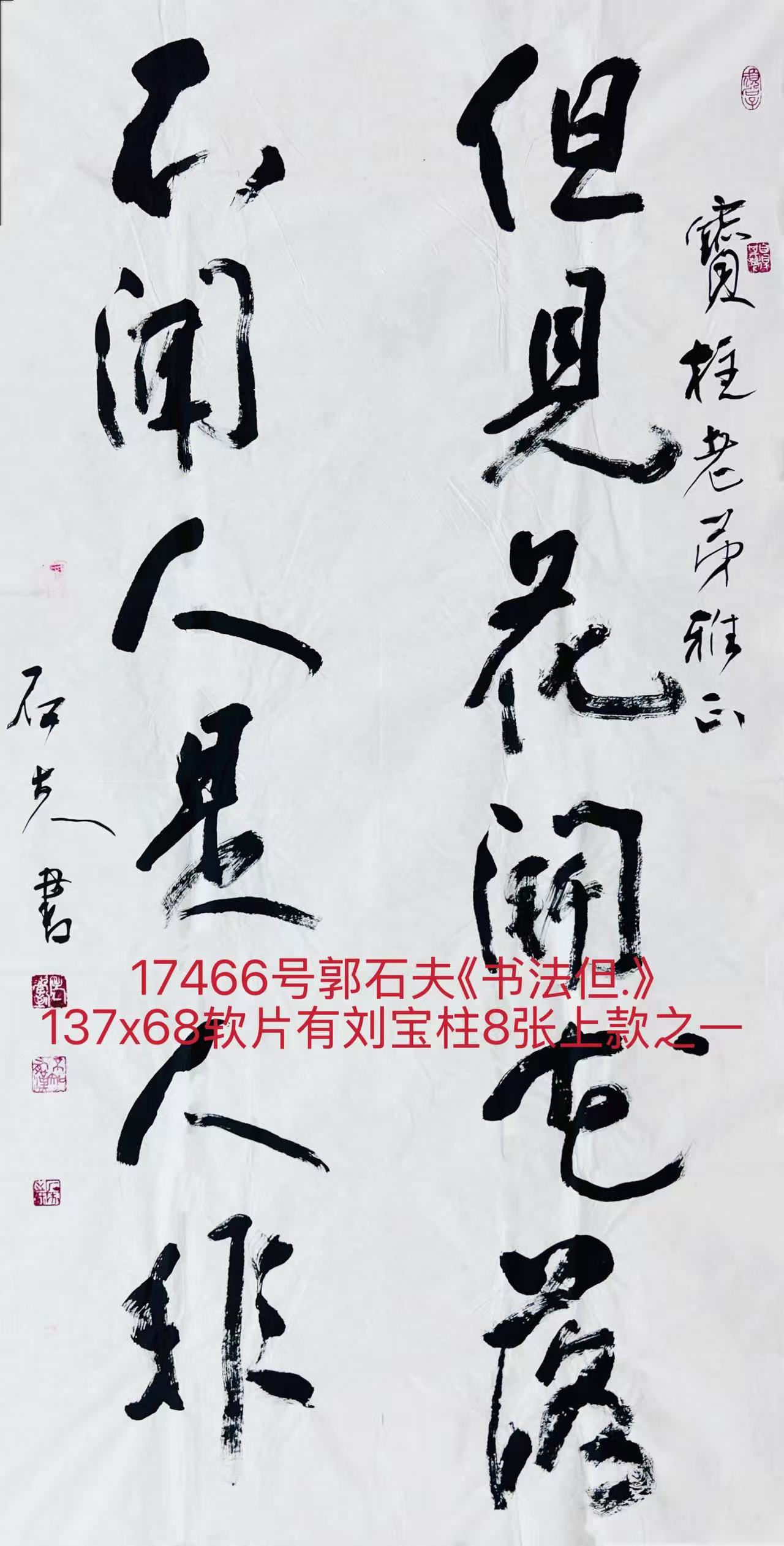 17466号郭石夫《书法但.》137x68软片有刘宝柱8张上款之一.jpg